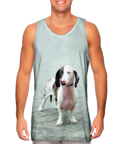 Fierce Blue Eyed Dachshund&nbsp;Mens Tank Top