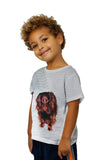 Kids Shy Brown Dachshund