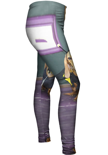 Bumblebee Dachshund&nbsp;Womens Leggings