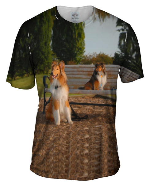 Handsome Border Collie Mens T-Shirt