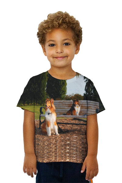 Kids Handsome Border Collie&nbsp;Kids T-Shirt