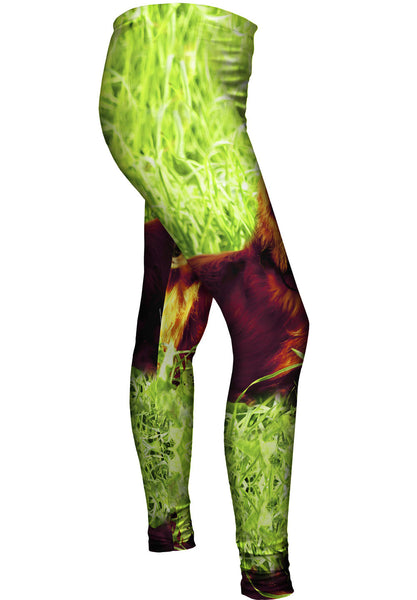 Dachshund In Grass&nbsp;Womens Leggings