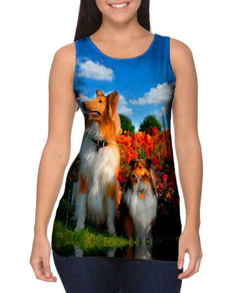 Furry Collie&nbsp;Womens Tank Top