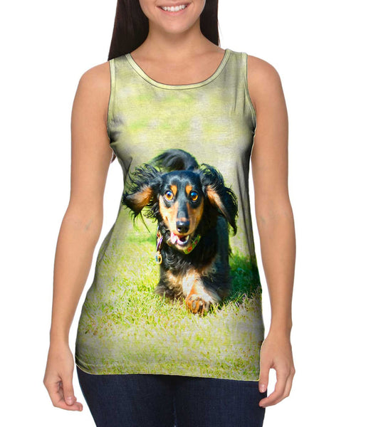 Dashing Dachshund&nbsp;Womens Tank Top