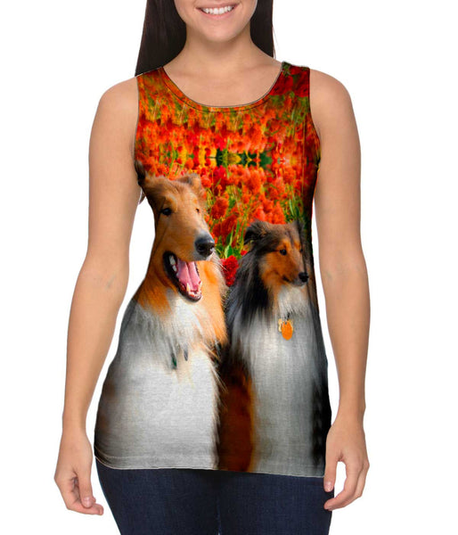 Happy Collie&nbsp;Womens Tank Top