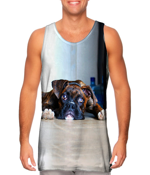 Gentle Boxer At Rest&nbsp;Mens Tank Top