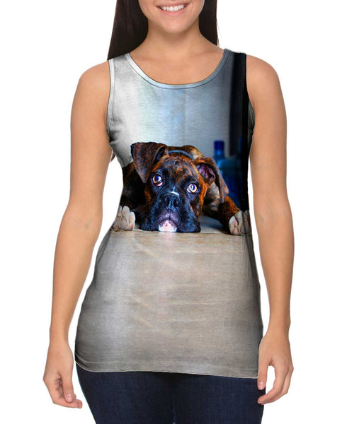 Gentle Boxer At Rest&nbsp;Womens Tank Top