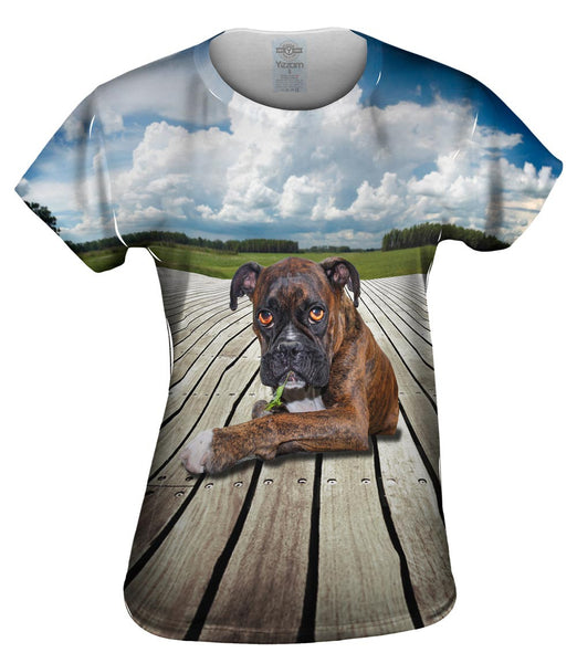Boxer On Deck Womens Top