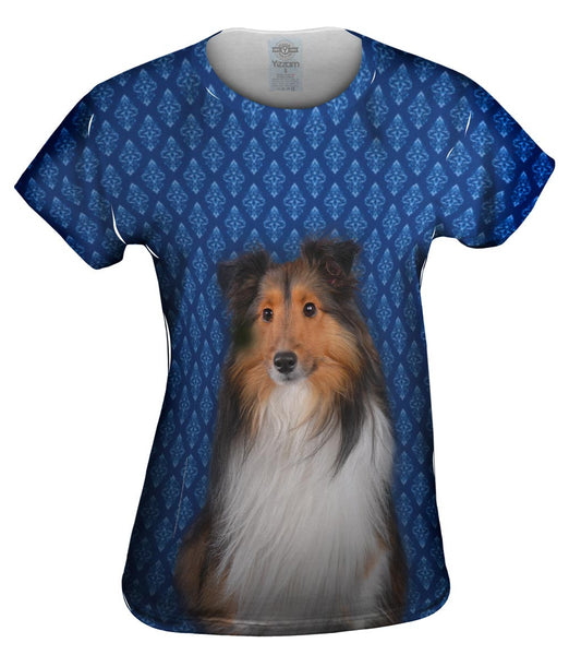 Serious Collie Womens Top