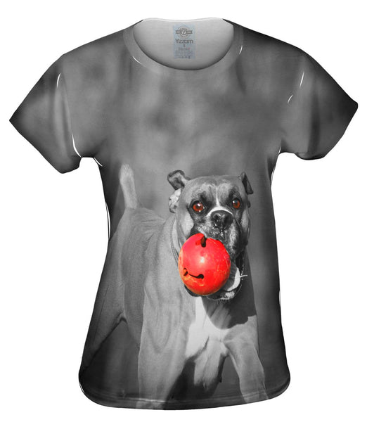 My Ball Mean Boxer Womens Top