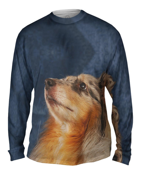 Victorious Collie Mens Long Sleeve