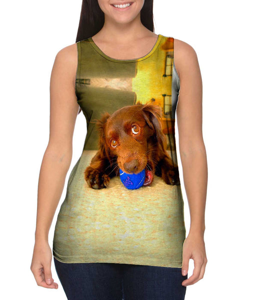 Playful Dachshund&nbsp;Womens Tank Top
