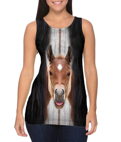Worried Horse&nbsp;Womens Tank Top