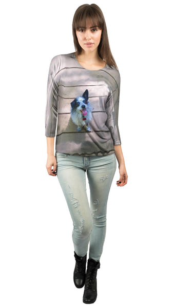 Sparkling Dog On Deck&nbsp;Womens 3/4 Sleeve