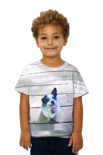 Kids Sparkling Dog On Deck Kids T-Shirt