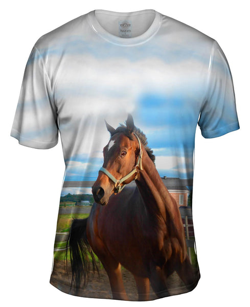 Eager Horse Mens T-Shirt