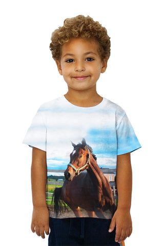 Kids Eager Horse