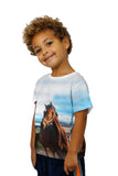 Kids Eager Horse