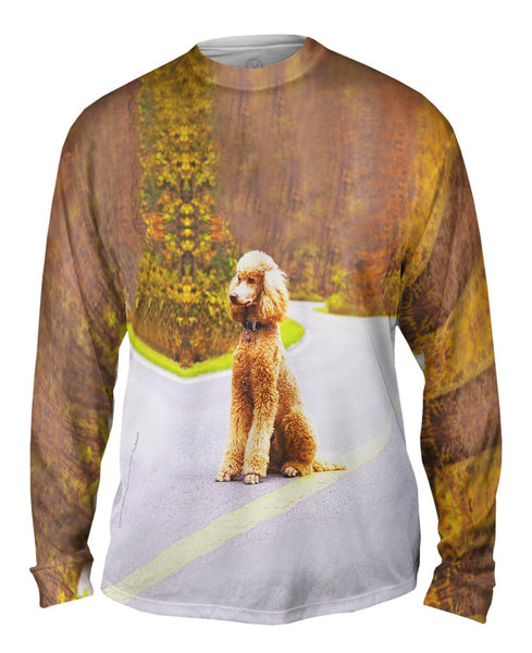 Poodle Going North&nbsp;Mens Long Sleeve