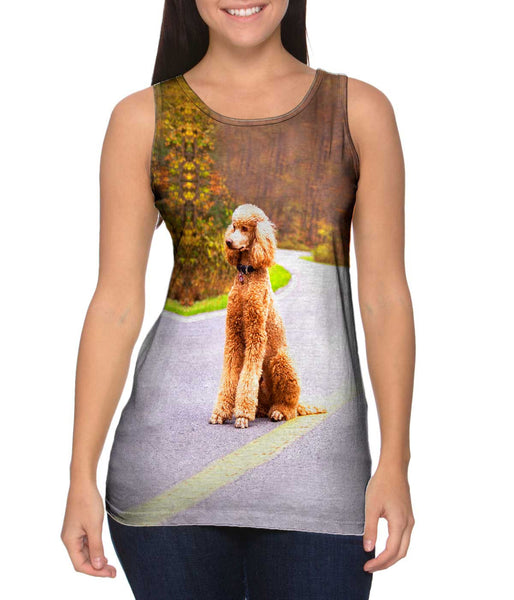 Poodle Going North&nbsp;Womens Tank Top