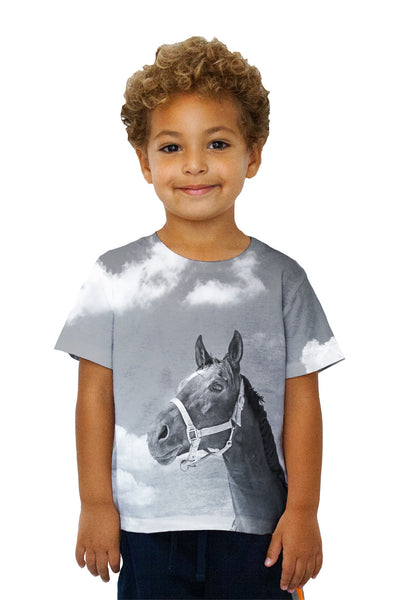 Kids Monochrome Adventure Horse&nbsp;Kids T-Shirt