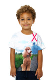 Kids Aspiring Poodle Outdoors