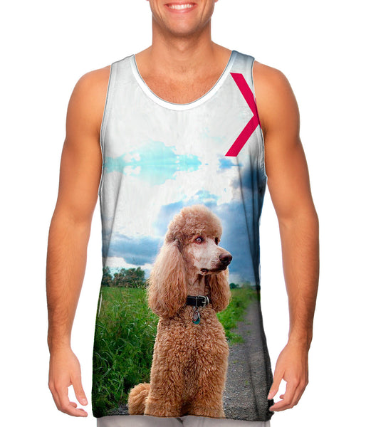 Aspiring Poodle Outdoors Mens Tank Top