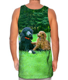 Poodles Enjoy Scenery