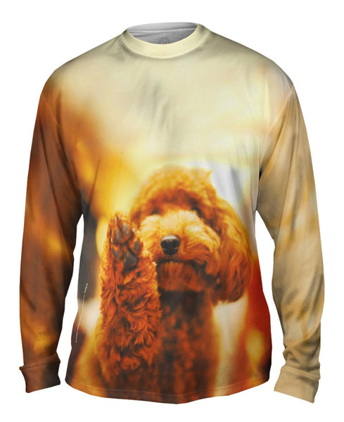 Poodle High Five&nbsp;Mens Long Sleeve