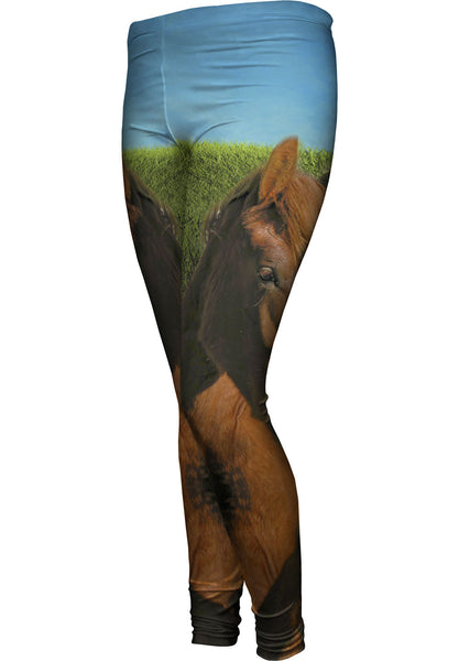 Boundless Brown Horse&nbsp;Womens Leggings