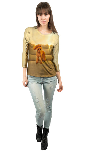 Poodle Couch King&nbsp;Womens 3/4 Sleeve
