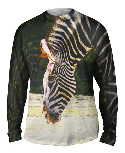 Sipping Zebra&nbsp;Mens Long Sleeve