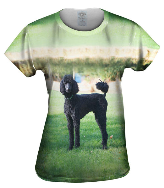 Fearless Black Poodle Womens Top