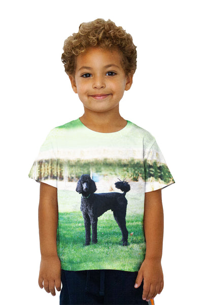 Kids Fearless Black Poodle&nbsp;Kids T-Shirt