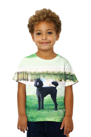 Kids Fearless Black Poodle