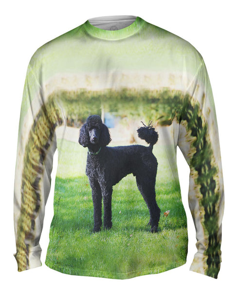 Fearless Black Poodle&nbsp;Mens Long Sleeve