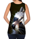 Curious Brown Raccoon