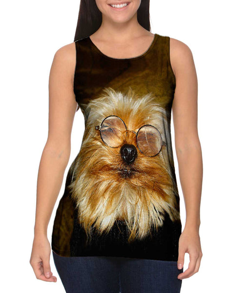 Professor Yorkie Womens Tank Top