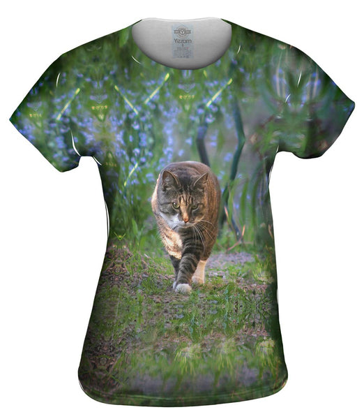 Kitty Cat On The  Prowl Womens Top