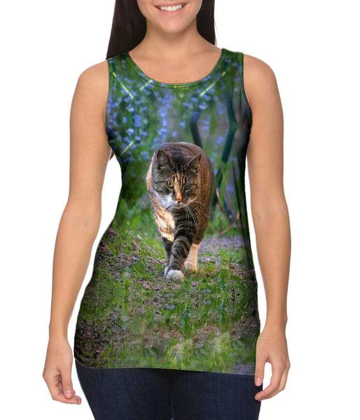 Kitty Cat On The  Prowl&nbsp;Womens Tank Top