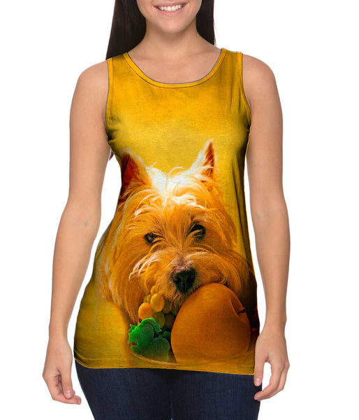 Fruitful White Terrier&nbsp;Womens Tank Top