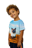 Kids Blue Eyed Cat For President