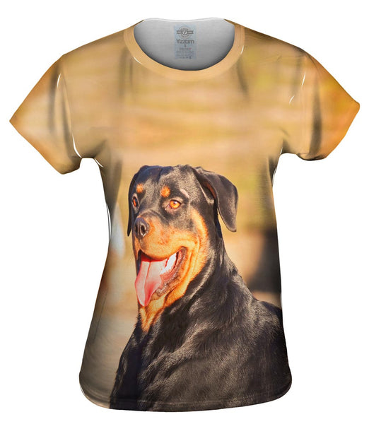 Rottweiler Smiling Womens Top
