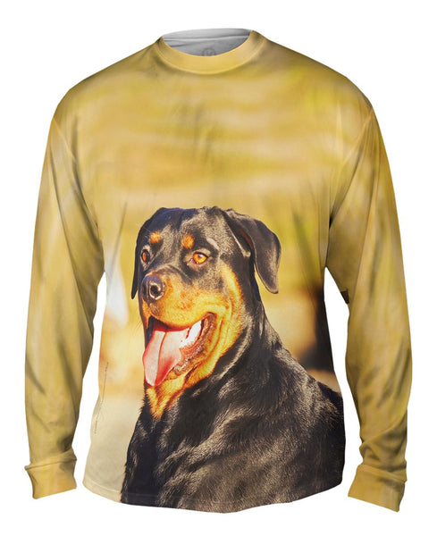 Rottweiler Smiling&nbsp;Mens Long Sleeve
