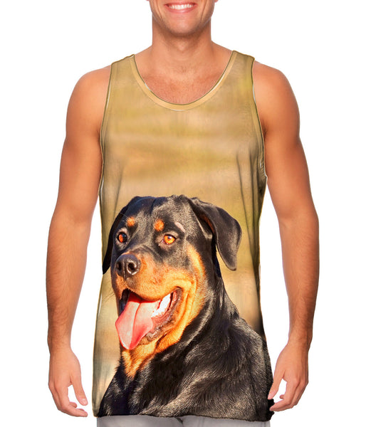Rottweiler Smiling&nbsp;Mens Tank Top