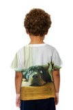 Kids Motionless Rottweiler Puppy Eyes