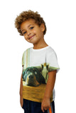 Kids Motionless Rottweiler Puppy Eyes