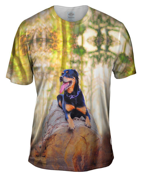 Lumberjack Rottweiler Mens T-Shirt