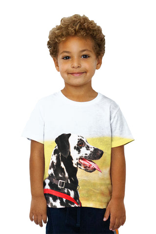Kids Fearless Dalmation In Field