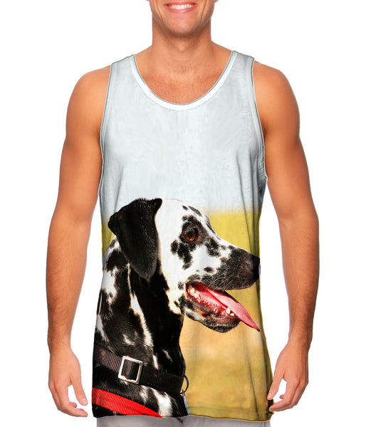 Fearless Dalmation In Field&nbsp;Mens Tank Top